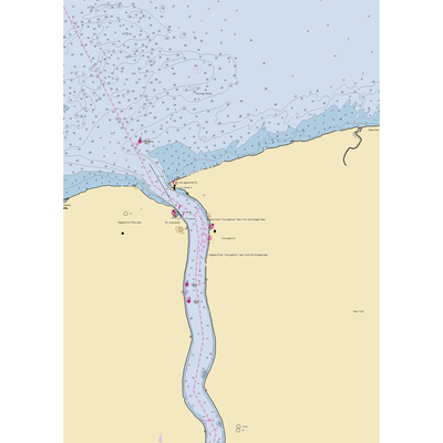 Youngstown Yacht Club (Stella Niagara, NY) NOAA Chart  Gaming Mouse Pad