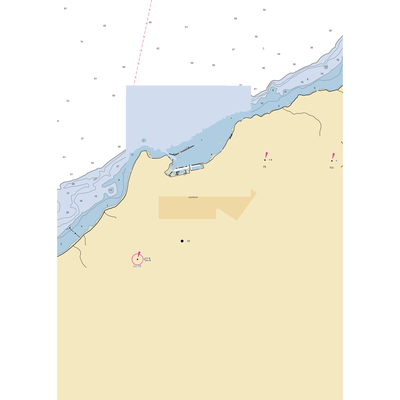 Dunkirk Yacht Club (Dunkirk, NY) NOAA Chart  Gaming Mouse Pad