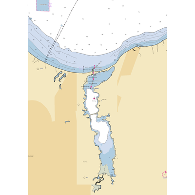 Lake Mohawk Yacht Club (Rochester, NY) NOAA Chart  Gaming Mouse Pad