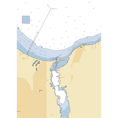 Mayer's Marina (Rochester, NY) NOAA Chart  Gaming Mouse Pad