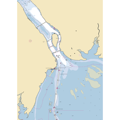 Tidewater Marina (Perry Point, MD) NOAA Chart  Gaming Mouse Pad