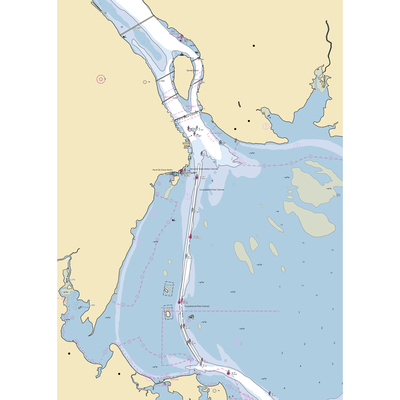 Havre de Grace City Yacht Basin (Perry Point, MD) NOAA Chart  Gaming Mouse Pad