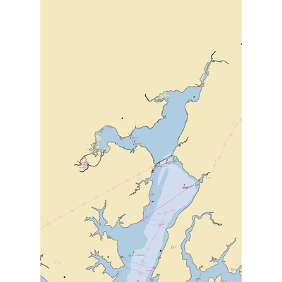 Otter Point Yacht Club (Abingdon, MD) NOAA Chart  Gaming Mouse Pad