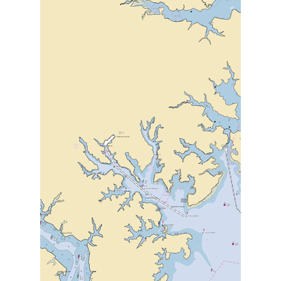 Safe Harbor Carroll Island (Dundalk, MD) NOAA Chart  Gaming Mouse Pad