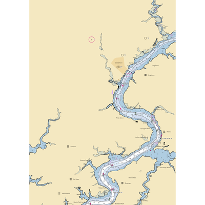 Chester River Yacht Club (Chestertown, MD) NOAA Chart  Gaming Mouse Pad