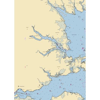 Leisure Point Marina (Dagsboro, DE) NOAA Chart  Gaming Mouse Pad