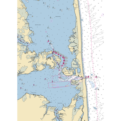 Seaside Bar and Grill (Ocean View, DE) NOAA Chart  Gaming Mouse Pad