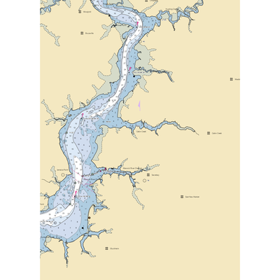 Suicide Bridge Restaurant & Marina (Secretary, MD) NOAA Chart  Gaming Mouse Pad