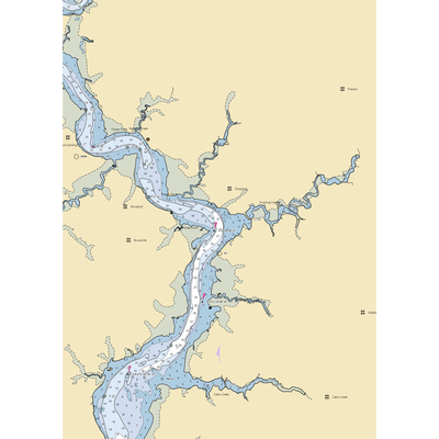 Choptank Towne Yacht Basin (Bethlehem, MD) NOAA Chart  Gaming Mouse Pad