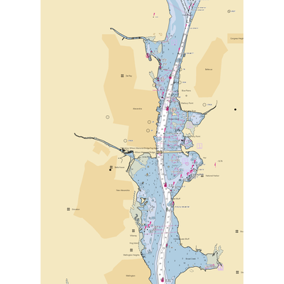 City of Alexandria Marina (Alexandria, VA) NOAA Chart  Gaming Mouse Pad