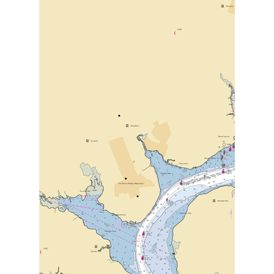 Fort Belvoir Marina, MWR (Fort Belvoir, VA) NOAA Chart  Gaming Mouse Pad