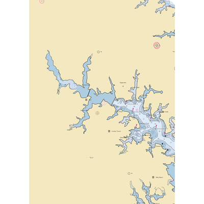 Warehouse Creek Marina (Tracys Landing, MD) NOAA Chart  Gaming Mouse Pad