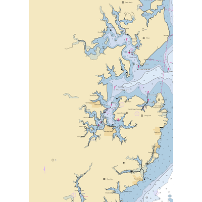 Hartge Yacht Yard (Churchton, MD) NOAA Chart  Gaming Mouse Pad