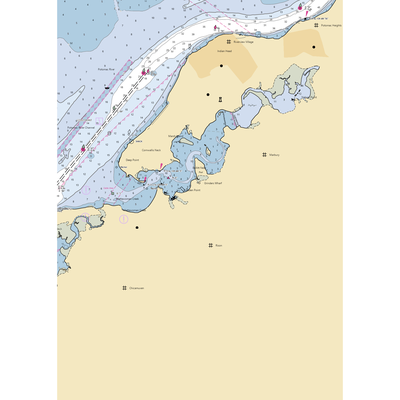 Sweden Point Marina (Marbury, MD) NOAA Chart  Gaming Mouse Pad