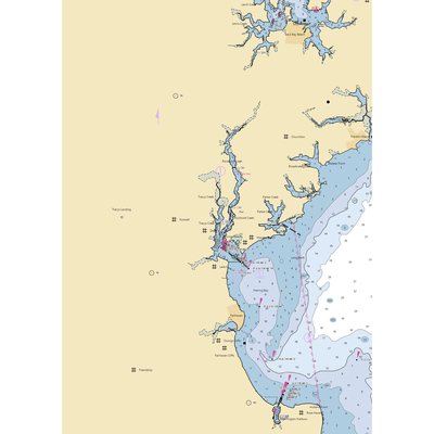 Nugent Marina (Friendship, MD) NOAA Chart  Gaming Mouse Pad