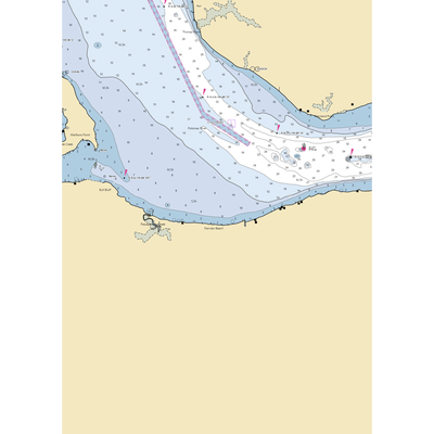Fairview Beach Yacht Club (King George, VA) NOAA Chart  Gaming Mouse Pad