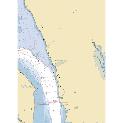 Gilligan's Pier (Faulkner, MD) NOAA Chart  Gaming Mouse Pad