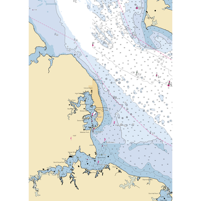 Bayside Marina (Issue, MD) NOAA Chart  Gaming Mouse Pad