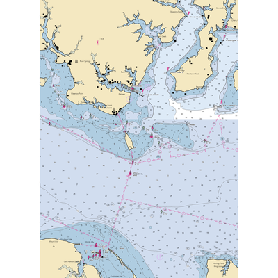 St Clements Island North Pier (Coltons Point, MD) NOAA Chart  Gaming Mouse Pad