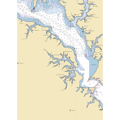 Weeks Marine Railway & Marina (Hollywood, MD) NOAA Chart  Gaming Mouse Pad