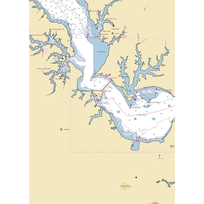 Boatel California, Inc. (Solomons, MD) NOAA Chart  Gaming Mouse Pad