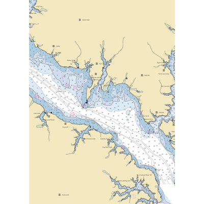 Island Creek Marina (Barstow, MD) NOAA Chart  Gaming Mouse Pad