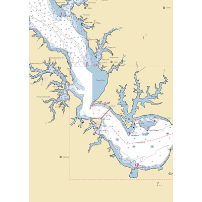 Point Patience Marina (Solomons, MD) NOAA Chart  Gaming Mouse Pad