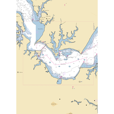 Solomon County Dinghy Dock (Patuxent River, MD) NOAA Chart  Gaming Mouse Pad