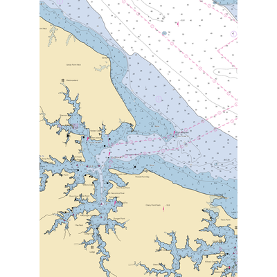 Sandy Point Marina (Sandy Point, VA) NOAA Chart  Gaming Mouse Pad