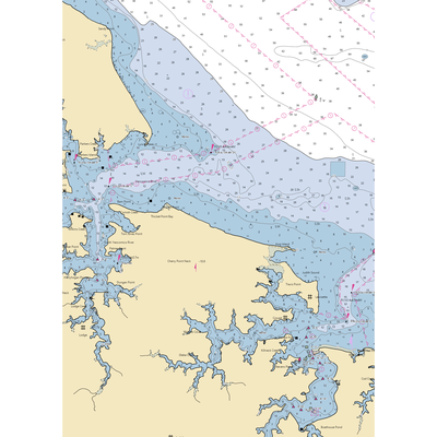 Port Kinsale Marina (Sandy Point, VA) NOAA Chart  Gaming Mouse Pad