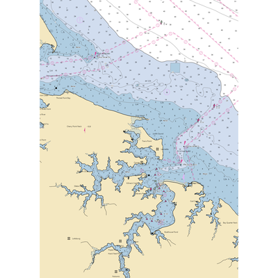 Krentz Marine Railway (Lottsburg, VA) NOAA Chart  Gaming Mouse Pad