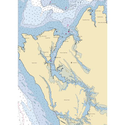 Slaughter Creek Marina at Taylors Island (Taylors Island, MD) NOAA Chart  Gaming Mouse Pad