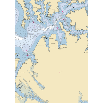 Madison Bay Campground & Marina (Woolford, MD) NOAA Chart  Gaming Mouse Pad