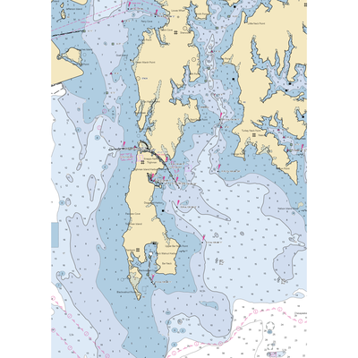 Tilghman-On-Chesapeake (Tilghman, MD) NOAA Chart  Gaming Mouse Pad