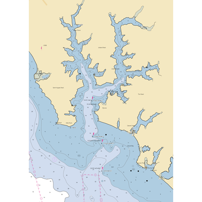 Point Lookout Marina (Saint Inigoes, MD) NOAA Chart  Gaming Mouse Pad