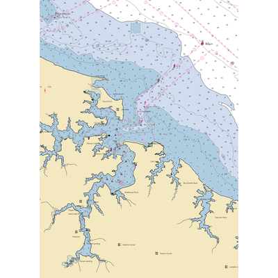 Lewisetta Marina (Lottsburg, VA) NOAA Chart  Gaming Mouse Pad