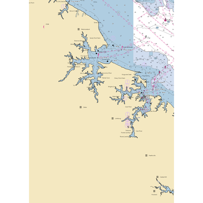 Olverson's Lodge Creek Marina, Inc (Lottsburg, VA) NOAA Chart  Gaming Mouse Pad