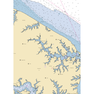 Cockrell's Marine Railway (Ophelia, VA) NOAA Chart  Gaming Mouse Pad