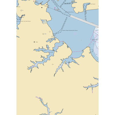 Stoney Creek Bridge Marina (Glen Burnie, MD) NOAA Chart  Gaming Mouse Pad