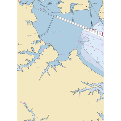 White Rocks Marina (Gibson Island, MD) NOAA Chart  Gaming Mouse Pad