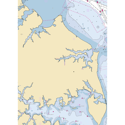 Bodkin Yacht Club (Annapolis, MD) NOAA Chart  Gaming Mouse Pad