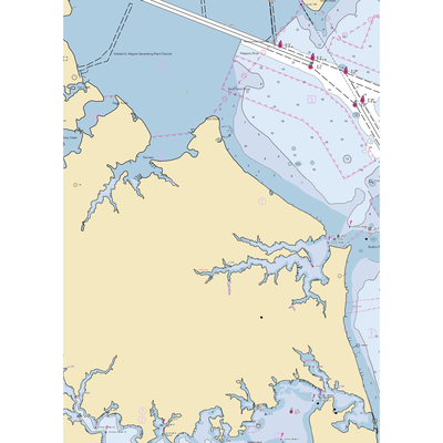 Bodkin Marina (Fort Howard, MD) NOAA Chart  Gaming Mouse Pad