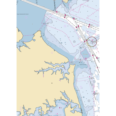 Atlantic Marina on the Patapsco (Fort Howard, MD) NOAA Chart  Gaming Mouse Pad