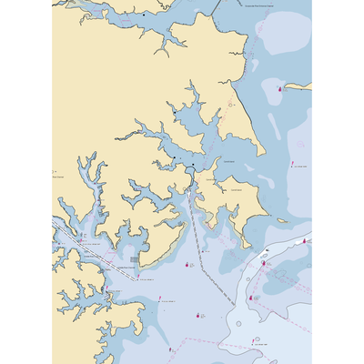 Porter's Seneca Marina (White Marsh, MD) NOAA Chart  Gaming Mouse Pad