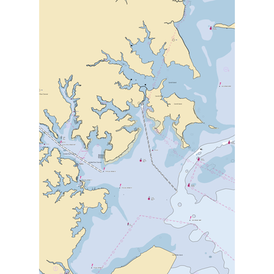 Goose Harbor Marina (Dundalk, MD) NOAA Chart  Gaming Mouse Pad