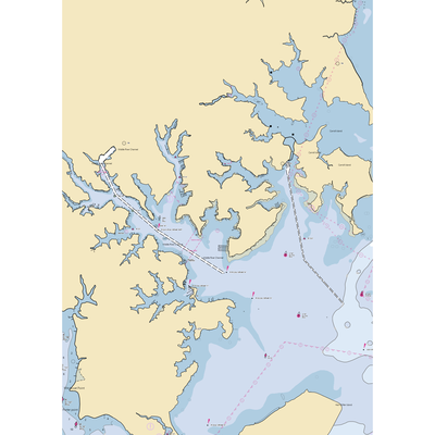 Bowleys Marina (Dundalk, MD) NOAA Chart  Gaming Mouse Pad