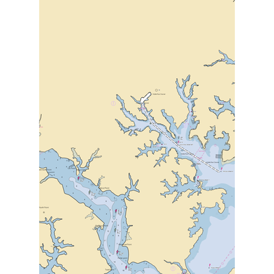 Deckelman's Boat Yard (Dundalk, MD) NOAA Chart  Gaming Mouse Pad