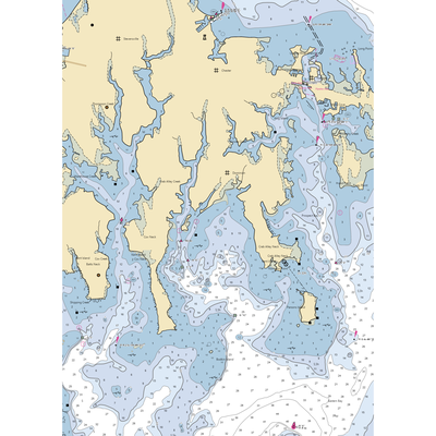 Island View Marina (Chester, MD) NOAA Chart  Gaming Mouse Pad