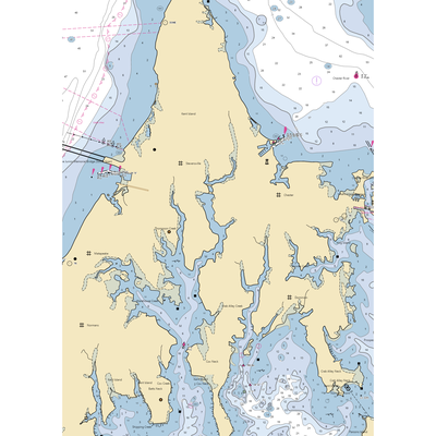 Clarks Landing Yacht Sales Stevensville, Maryland (Chester, MD) NOAA Chart  Gaming Mouse Pad