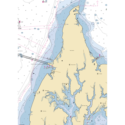 Bay Bridge Marina (Chester, MD) NOAA Chart  Gaming Mouse Pad